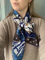 HERMES 2022 SS Le premier chant scarf 90 (H003799S)