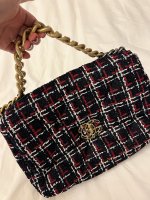 Rare CHANEL bag review rectangular mini in tweed and leather
