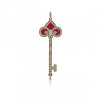 limited edition Fleur de Lis Key Pendant with carnelian_launched January 2022.JPG