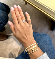 Pave Love Bracelet Yellow Gold or White Gold PurseForum