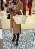 Loewe Small Square Basket Bag Unboxing, Mod Shots, and Details 