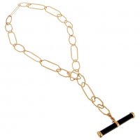 Pomellato Victoria toggle necklace with jet.jpg
