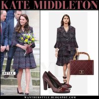 kate middleton in printed coat and burgundy pumps march 18 2017 what she wore.jpg