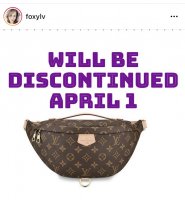 Bumbag in monogram discontinued?