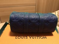 Louis Vuitton Keepall XS Taurillon Illusion Blue/Green in Leather with  Silver-tone - US