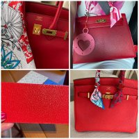 Privé Porter - Rouge Casaque vs Rouge Vif in Hermès 25cm Birkin ❤️  #rougevif #rougecasaque #birkin25 #priveporter