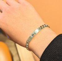 Kelly gourmette silver bracelet | PurseForum