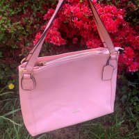 realhearts4autism fake coach bazooka bubble gum pink bag front.jpeg