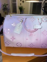 LV Keepall 45ba in the Pastel collection how beautiful is she