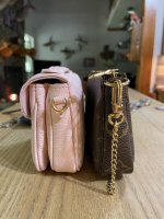 Micro metis- What fits inside, couple lipsticks, car key fob, some