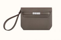 Kelly Depeches 25 Pouch Clutch Gris Étain Evercolor_H078398CK8F.jpeg