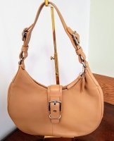 Coach tan buckle bag front 1.jpg