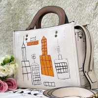 momen_jp fake coach Jean Michel Basquiat bag with Keith Haring creed_front.jpeg