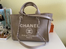 chanel deauville tote green