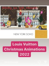 LOUIS VUITTON Monogram 2022 Christmas Animation Toyko Mini