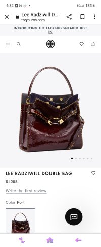 Loving Lately: The Tory Burch Lee Radziwill Double Bag - PurseBlog