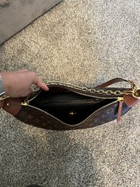 Good News 🎉. Louis Vuitton Loop Hobo What Fits with an Organizer