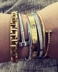 The it-bangle battle: Can the Tiffany Lock challenge the Cartier Love?