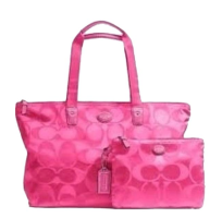 77321 Coach Getaway Signature Nylon Packable Weekender Bag 77321 .png