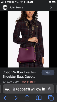 Coach Willow Shoulder Bag