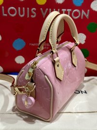 Rare Louis Vuitton Nano Speedy Patent Mochi Pink Valentine’s Day 2023