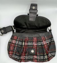 EUC Coach Purse Tartan Poppy Soho signature Plaid Shoulder Bag Red Black 2 EUC Coach Purse Tar...jpg