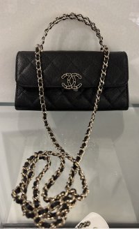 CHANEL 2023-24FW CHANEL ☆ Phone Holder with Chain ☆ AP3495 B13691 94305