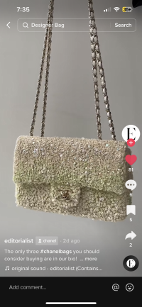 small chanel chain bag