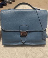 Shop HERMES Sac A Depeches 21 Laque Bag (H084110CKAF ) by