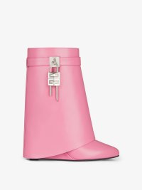 Givenchy pink shark lock boot.jpg