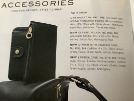 6911 mini wallet 6929 classic pouch 4708 mirror with leather case, 4718 lipstick case 1999 pre...jpg