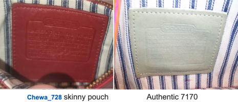 chewa_728 fake coach 7170 skinny pouch vs authentic creed.png