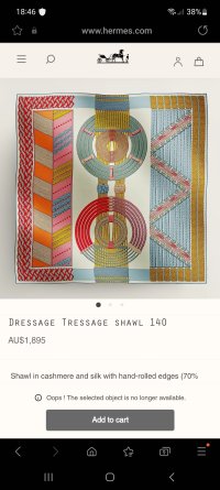 Dressage Tressage shawl 140
