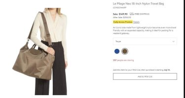 Longchamp travel bag.JPG