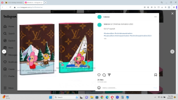 🌷 Louis Vuitton Christmas Animation 2023