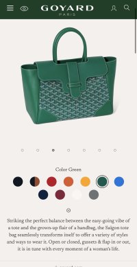 Goyard Continues Its 170th Anniversary Celebration With a Limited Edition  Saint Louis - PurseBlog