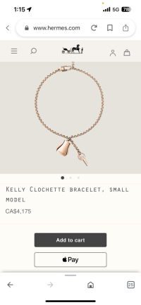 Kelly Clochette bracelet, small model