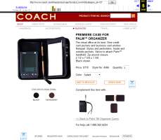 4566 Premiere case for Palm organizer 2000 PDA phone velcro.PNG