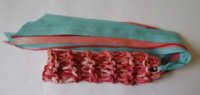 aubreyhyde coral and red mix hand dyed twill tape headband.jpg