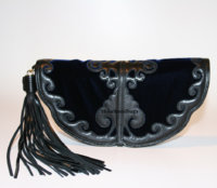 YSL Navy Velvet & Blue-Black Leather Clutch copy.jpg