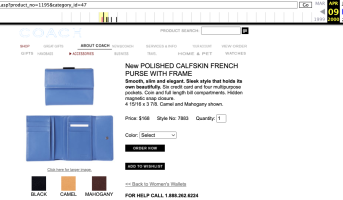 7883 new POLISHED CALFSKIN FRENCH PURSE WITH FRAME wallet May 2000.png