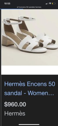 サンダル・ミュール HERMES | Encens 50 sandal Encens 50 sandal | Hermès USA