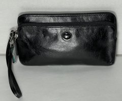 Coach Wax Leather Wristlet 1.JPG