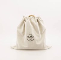 Regular Linen Dust Bag with Brown Logo Regular Linen Dust Bag with Brown Logo