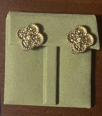 VCA hammered yg earrings 1.webp