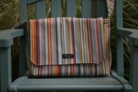 ElisaLou orange multi stripe messenger.jpg