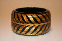 Roberto Cavalli Herringbone Detail Bangle .jpg