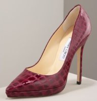 Jimmy Choo Croc-Embossed Pumps BORDEAUX.JPG