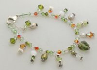 faerieflash apricots and leaves crystal fringe bracelet.jpg