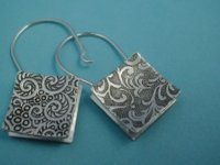 Downtothewiredesigns square sterling silver padlock earrings.jpg